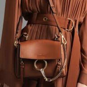 Chloe Mini Faye Day Bag - Brown